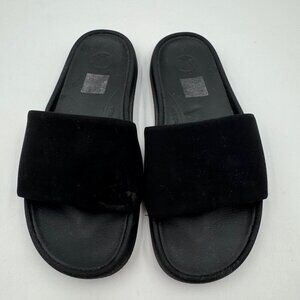 Lululemon Restfeel Womens Size 5 Black Slide Sandals